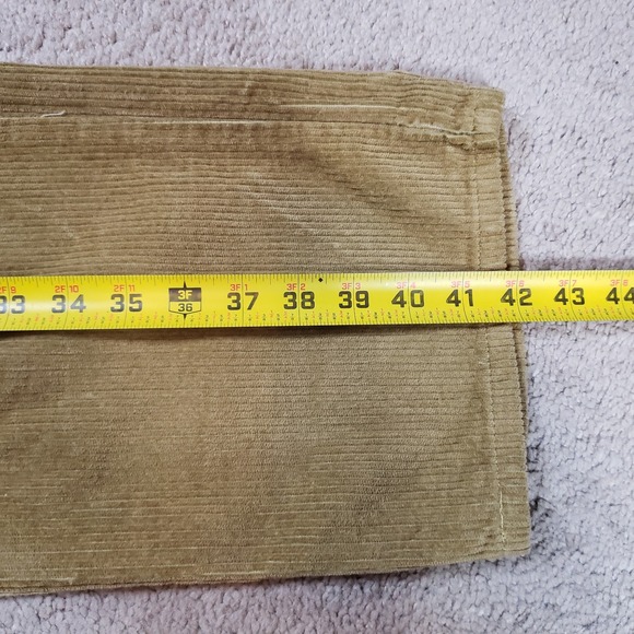 Levis Corduroy Pants Men's 31x30* Golden Brown Mid Rise Relaxed Straight Low Pro - Picture 5 of 8